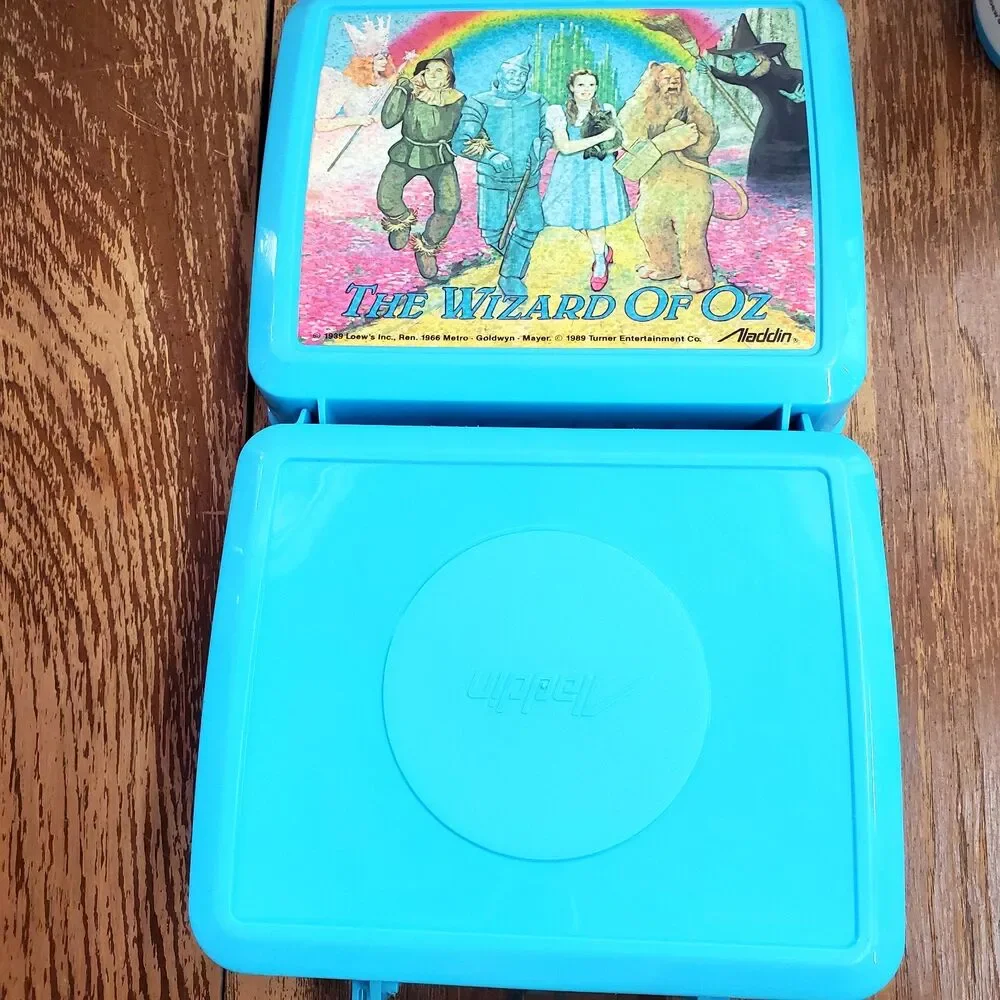 Vintage 1989 Wizard of Oz 50th Anniversary Aladdin Lunch Box lunchbox & Thermos